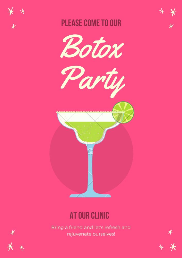 Botox Party Invitations (1) Majestic Beauty Spa PLLC