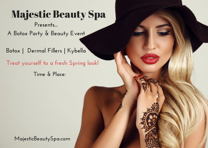Majestic Beauty Spa - 5 x 7 - Invite 1