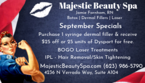 September 2019 Specials Majestic Beauty Spa