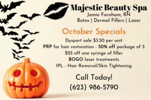 Majestic Beauty Spa October 2019 Specials