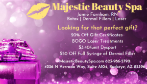 Majestic Beauty Spa December Specials